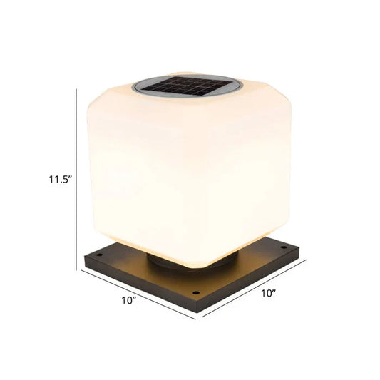 SolLight - weiße nordische solar outdoor lampe