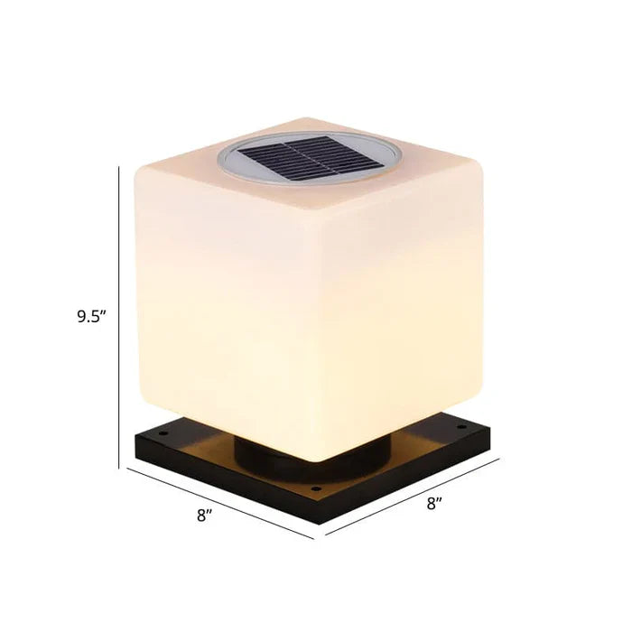 SolLight - weiße nordische solar outdoor lampe