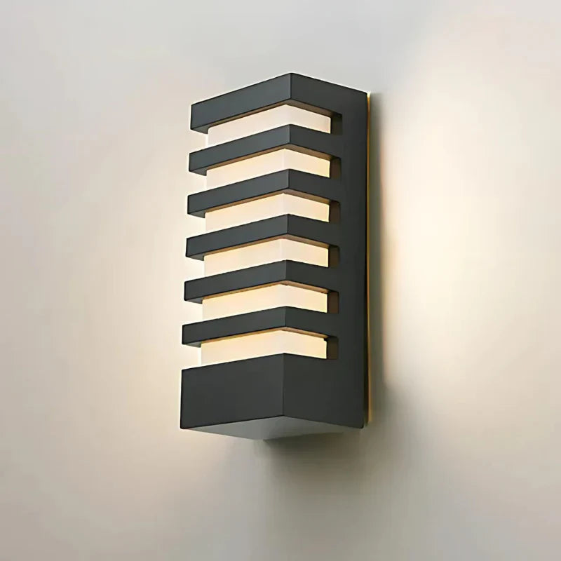 Aluluxe | moderne wasserdichte aluminium-wandlampe für innen- und außenbereiche