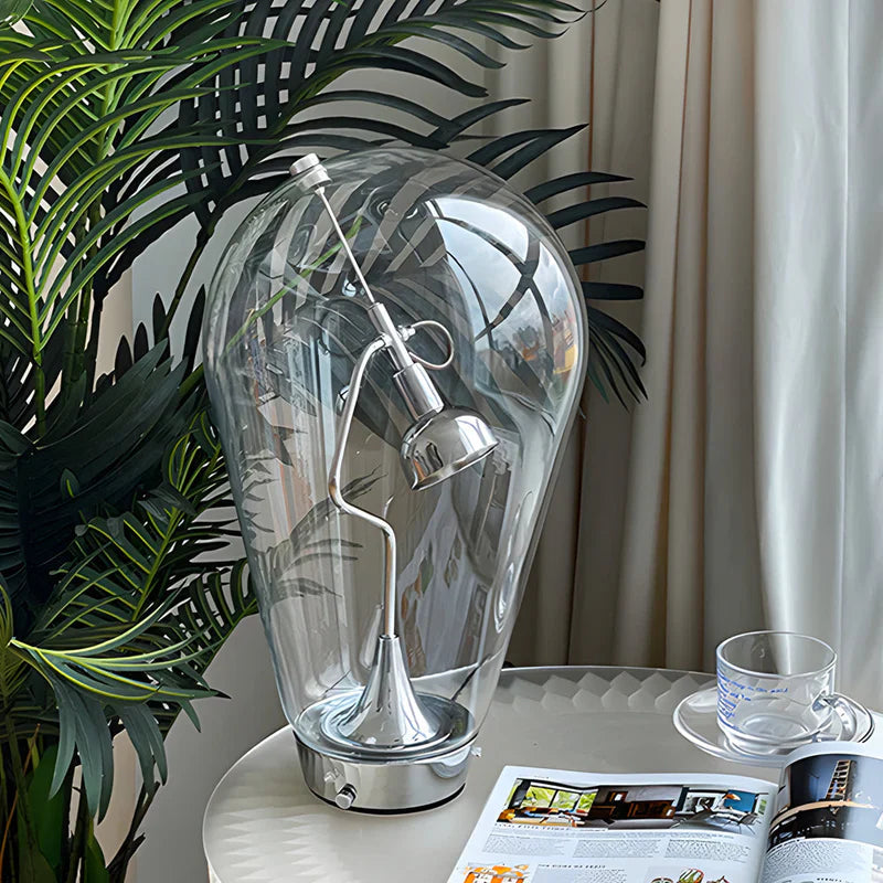 Lumimagnet - industrielle magnetische steuerung glas-bol-tischlampe mit touch-dimmung