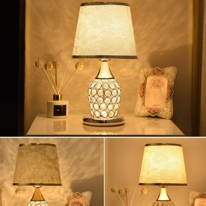 Vintagegloed - retro urnen-nachttischlampe