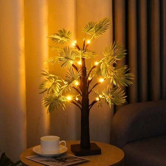Weihnachten led palm leaf lights
