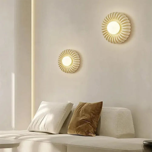 CreativeGlow – moderne harz-wandleuchte für schlafzimmer