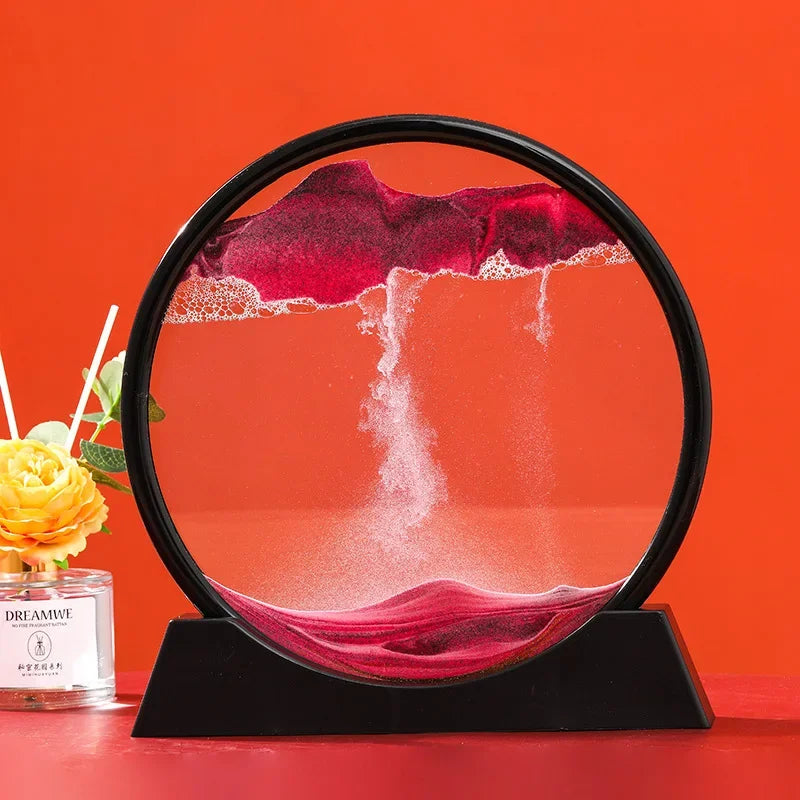 Eternaldunes – 3D-sanduhr mit beweglicher sandlandschaft