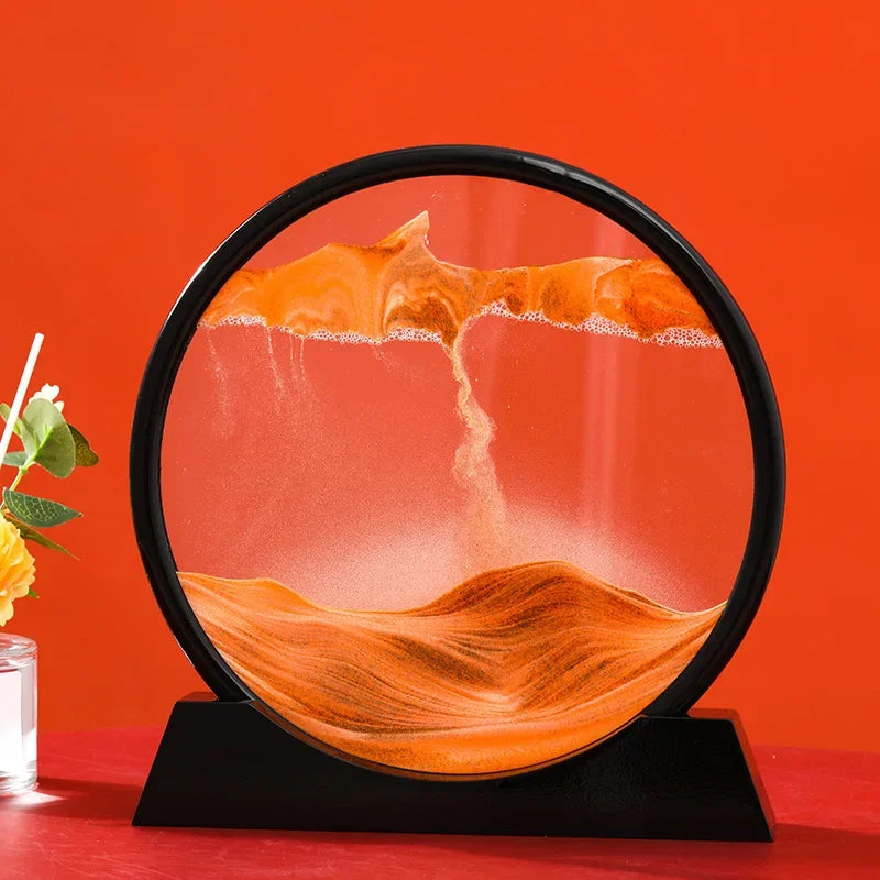 Eternaldunes – 3D-sanduhr mit beweglicher sandlandschaft