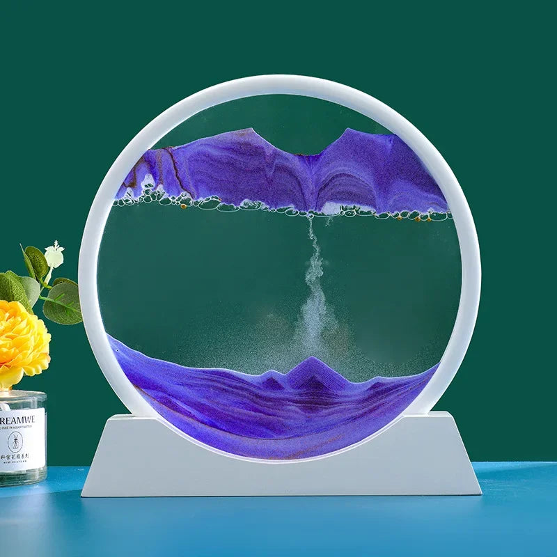 Eternaldunes – 3D-sanduhr mit beweglicher sandlandschaft