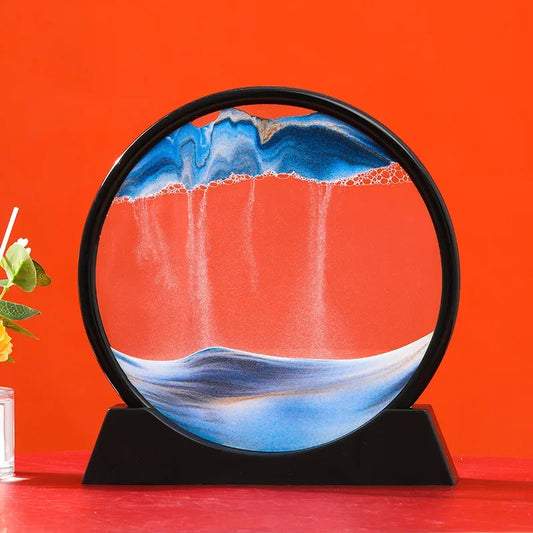 Eternaldunes – 3D-sanduhr mit beweglicher sandlandschaft