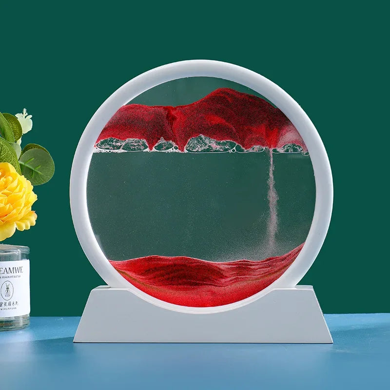 Eternaldunes – 3D-sanduhr mit beweglicher sandlandschaft