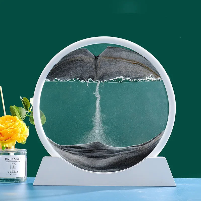 Eternaldunes – 3D-sanduhr mit beweglicher sandlandschaft