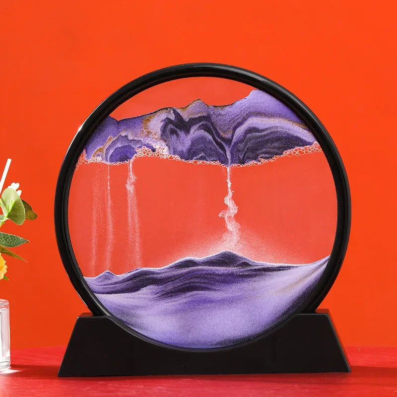 Eternaldunes – 3D-sanduhr mit beweglicher sandlandschaft