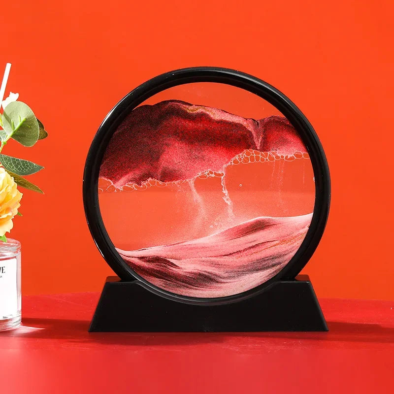 Eternaldunes – 3D-sanduhr mit beweglicher sandlandschaft
