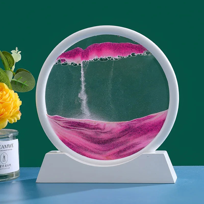 Eternaldunes – 3D-sanduhr mit beweglicher sandlandschaft