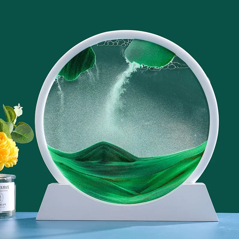 Eternaldunes – 3D-sanduhr mit beweglicher sandlandschaft