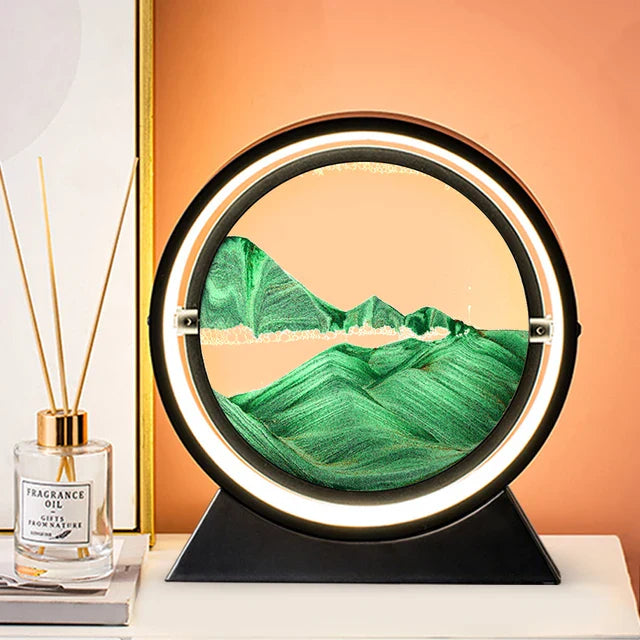 Timeflow  - 3d sanduhr tischlampe