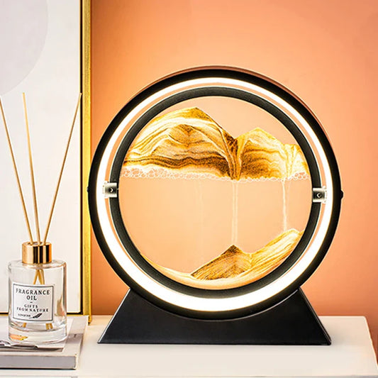 Timeflow  - 3d sanduhr tischlampe
