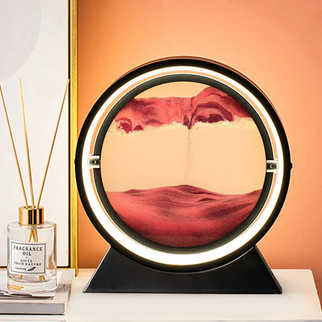 Timeflow  - 3d sanduhr tischlampe