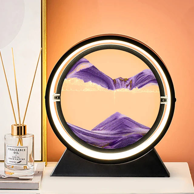 Timeflow  - 3d sanduhr tischlampe