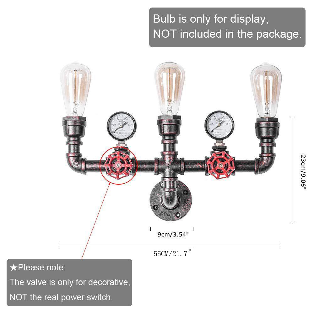 GlowSophie - urn tischlampe in rot und braun