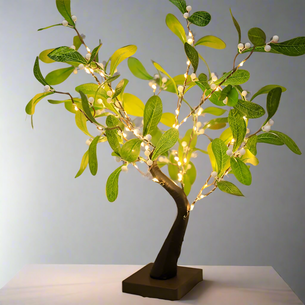 Weihnachten ginkgo baum led lichter