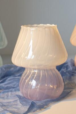 Murano mushroom tischlampe
