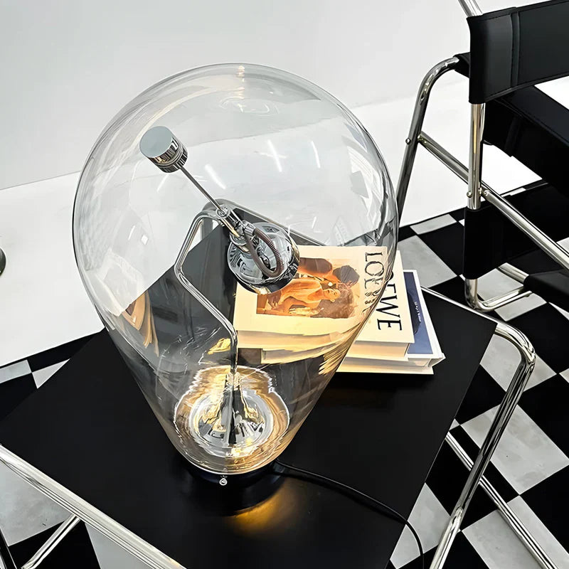 Lumimagnet - industrielle magnetische steuerung glas-bol-tischlampe mit touch-dimmung