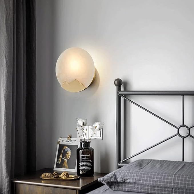 Nordic minimalist marmor wandleuchte