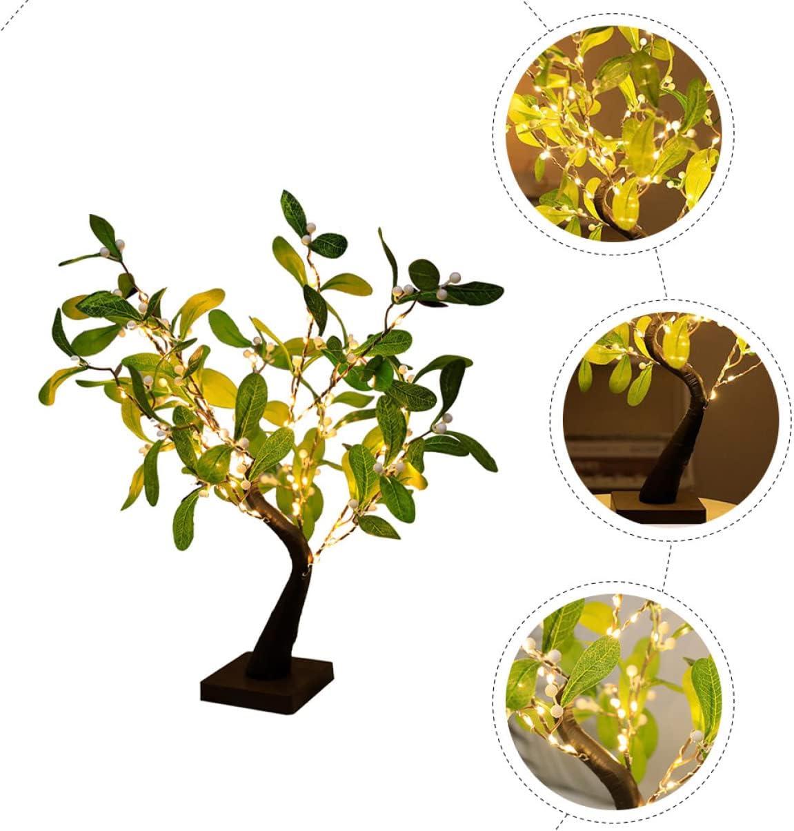 Weihnachten ginkgo baum led lichter