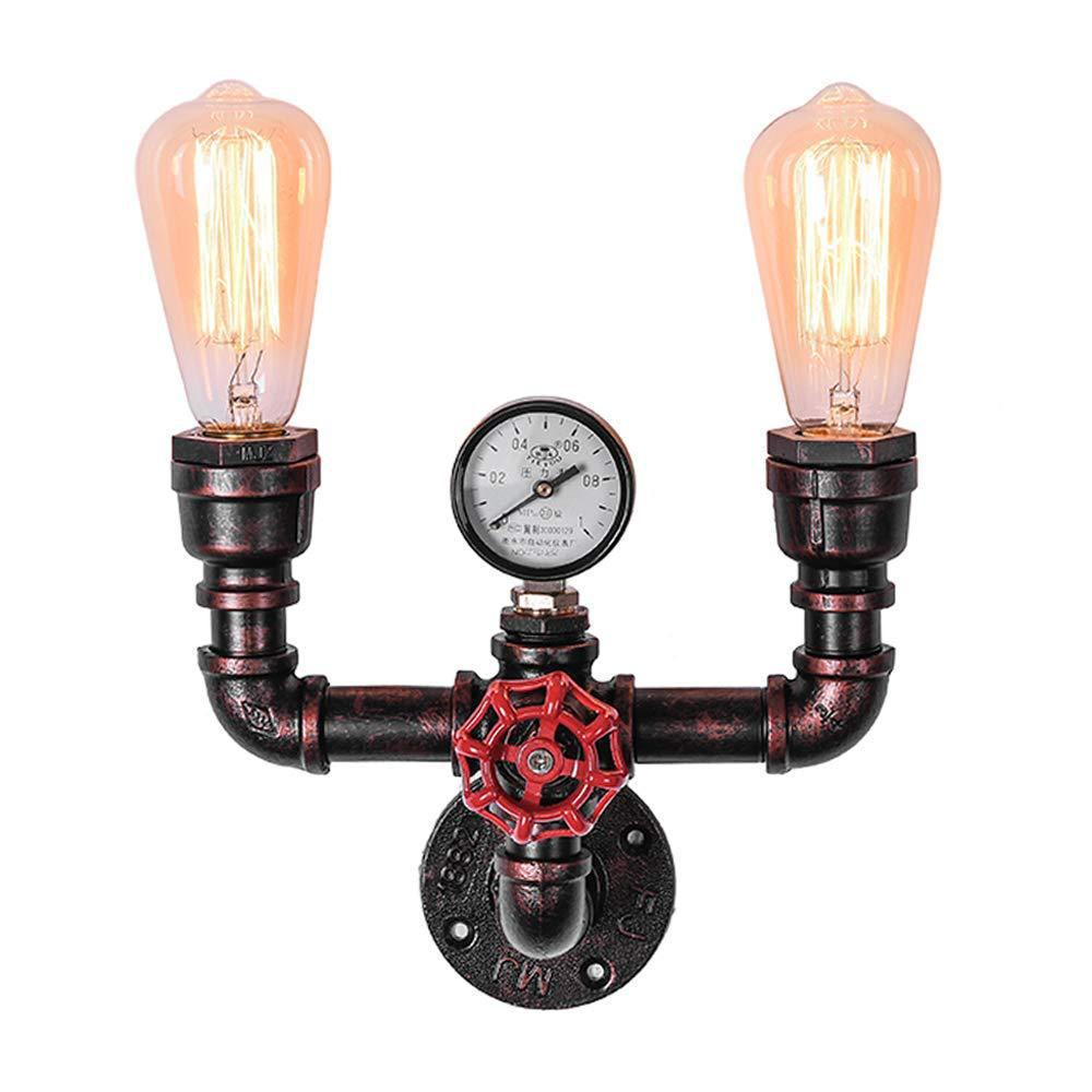 GlowSophie - urn tischlampe in rot und braun