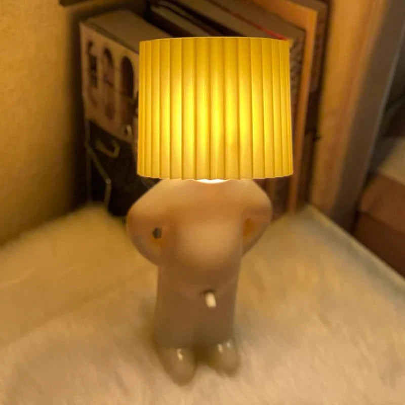 Stehender mann – die lustigste tischlampe, die es gibt, kreatives geschenk