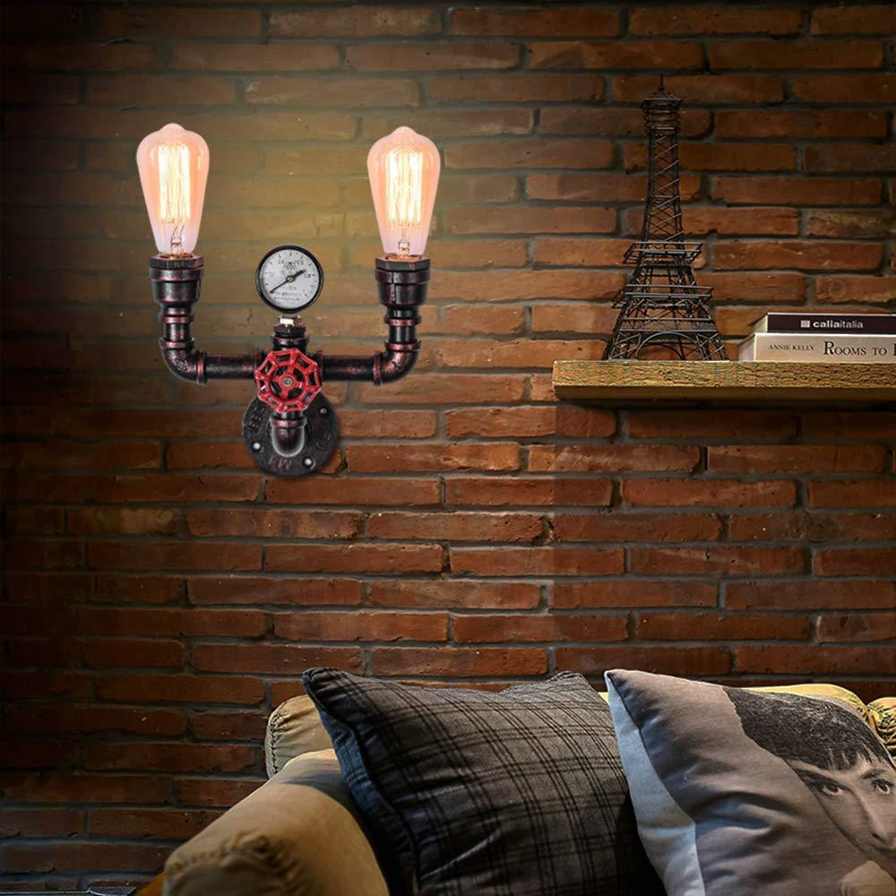 GlowSophie - urn tischlampe in rot und braun