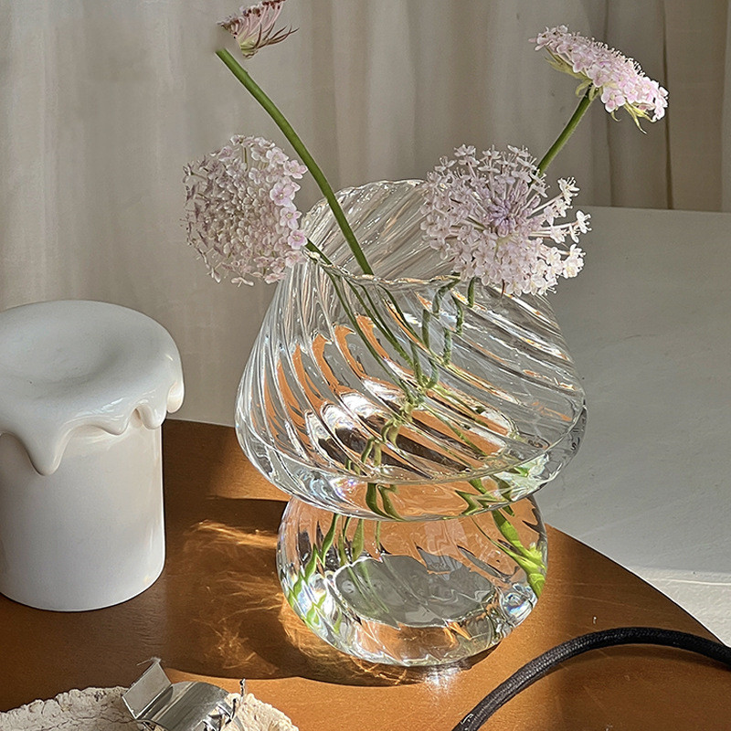 Murano mushroom tischlampe