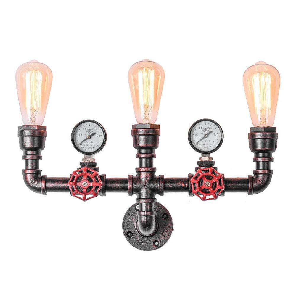 GlowSophie - urn tischlampe in rot und braun