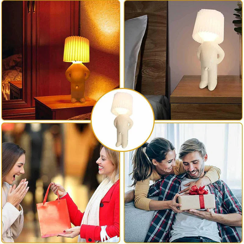 Stehender mann – die lustigste tischlampe, die es gibt, kreatives geschenk