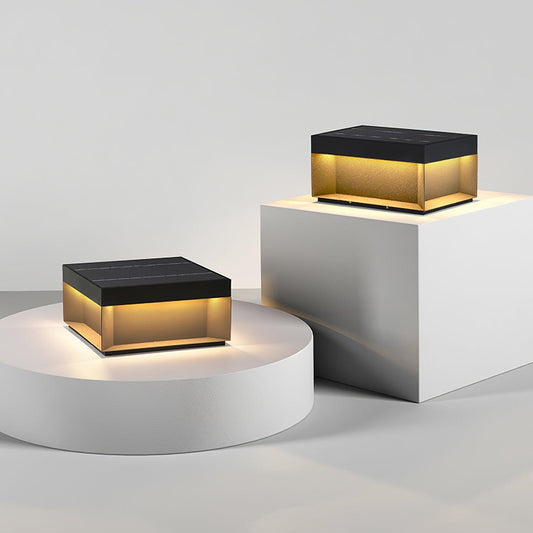 Solarbetriebene Außenmastlampe