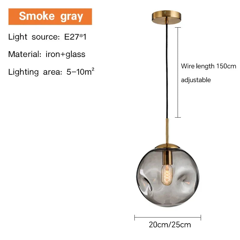 Bubblyglow – led-kronleuchter aus blasenglas
