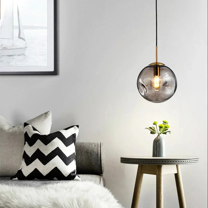 Bubblyglow – led-kronleuchter aus blasenglas