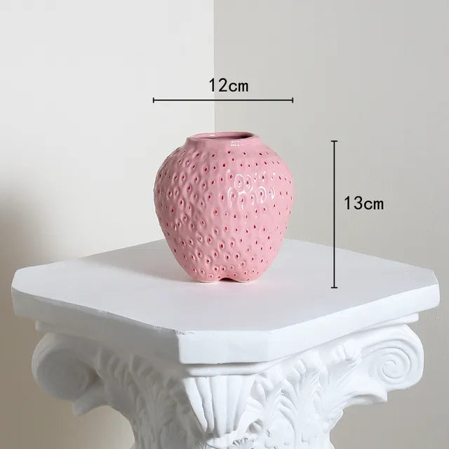 WhimsyBerry - keramikvase erdbeere
