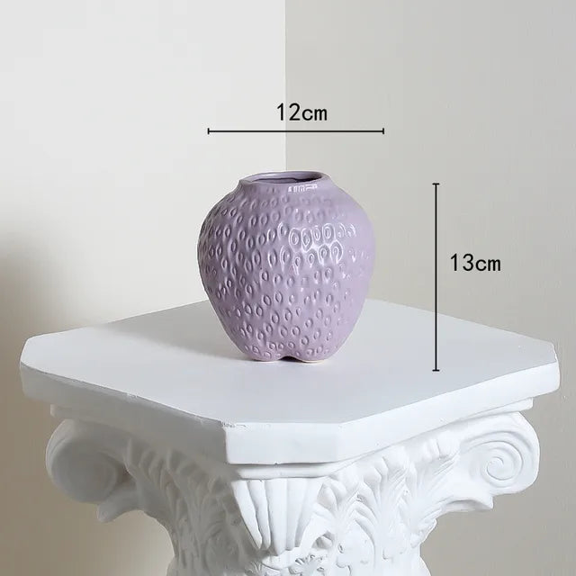 WhimsyBerry - keramikvase erdbeere