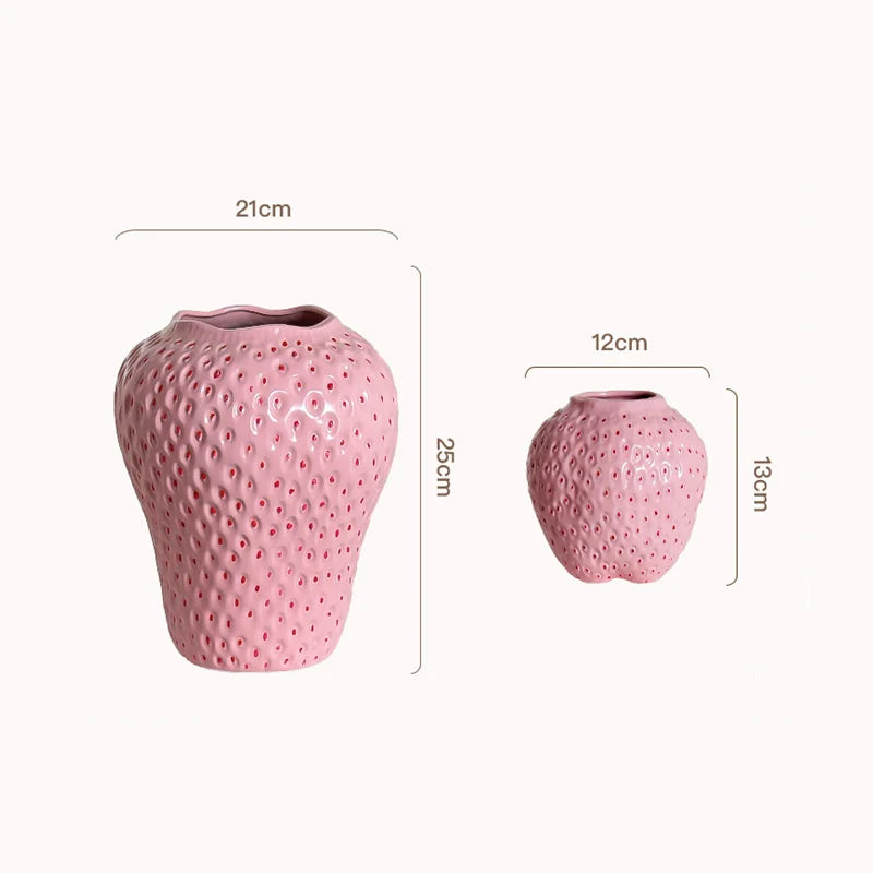WhimsyBerry - keramikvase erdbeere