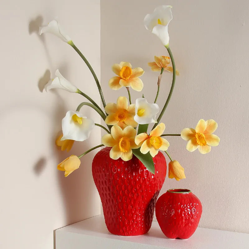 WhimsyBerry - keramikvase erdbeere