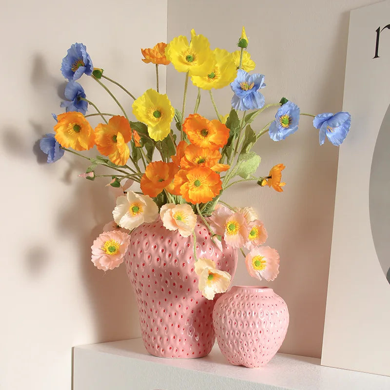 WhimsyBerry - keramikvase erdbeere