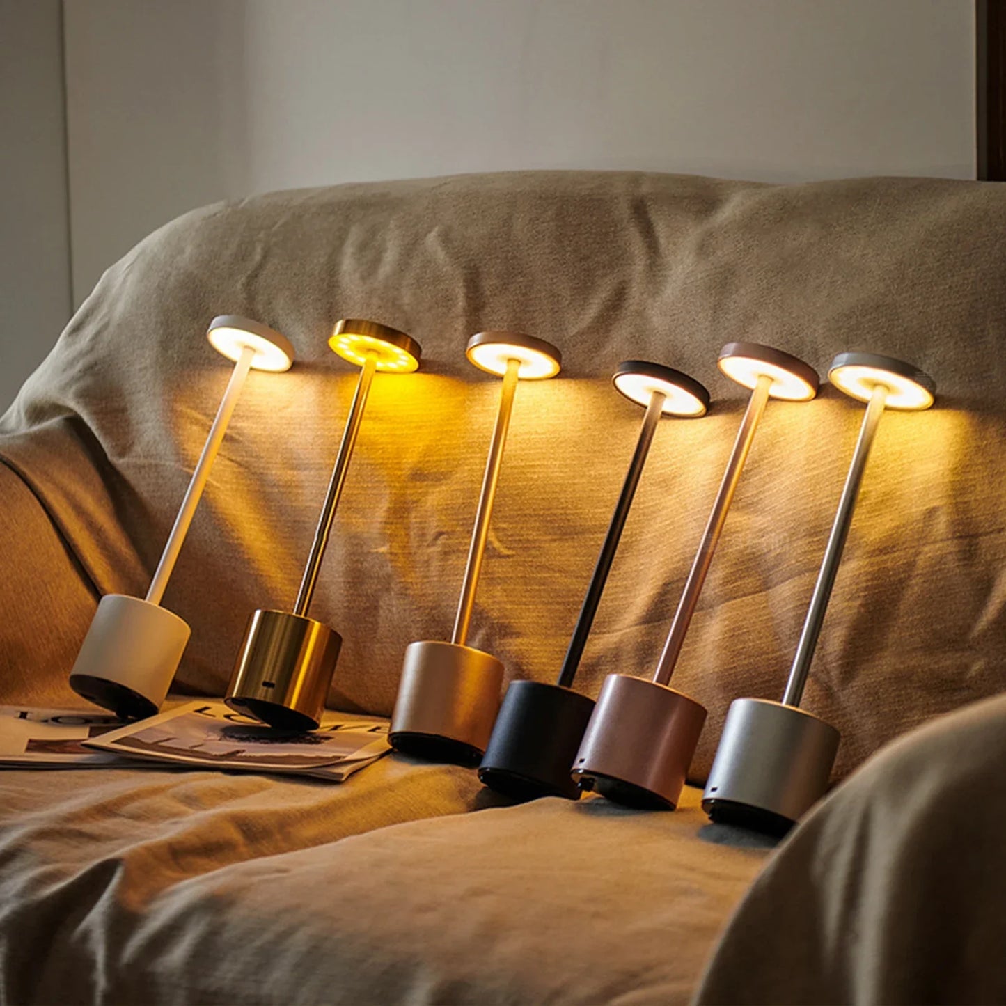 Touchgleam - led-tischleuchte mit berührungssensor