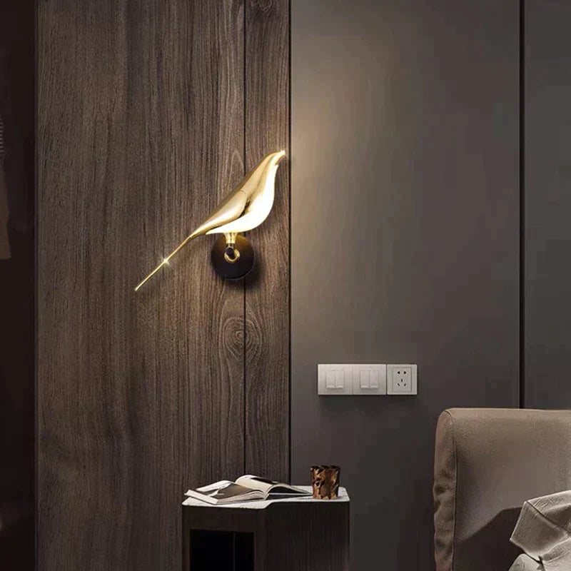 Lumibird - nordische led-vogel-wandleuchte