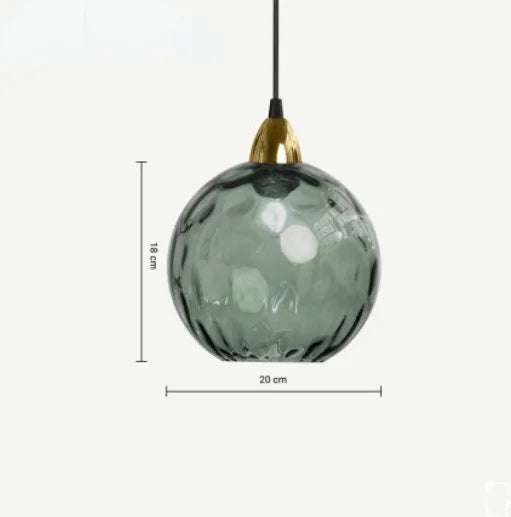 Crystalglobe  - glaskugel pendelleuchte