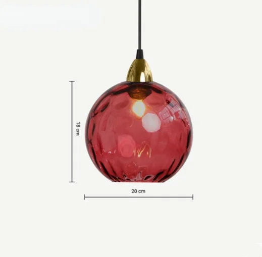 Crystalglobe  - glaskugel pendelleuchte