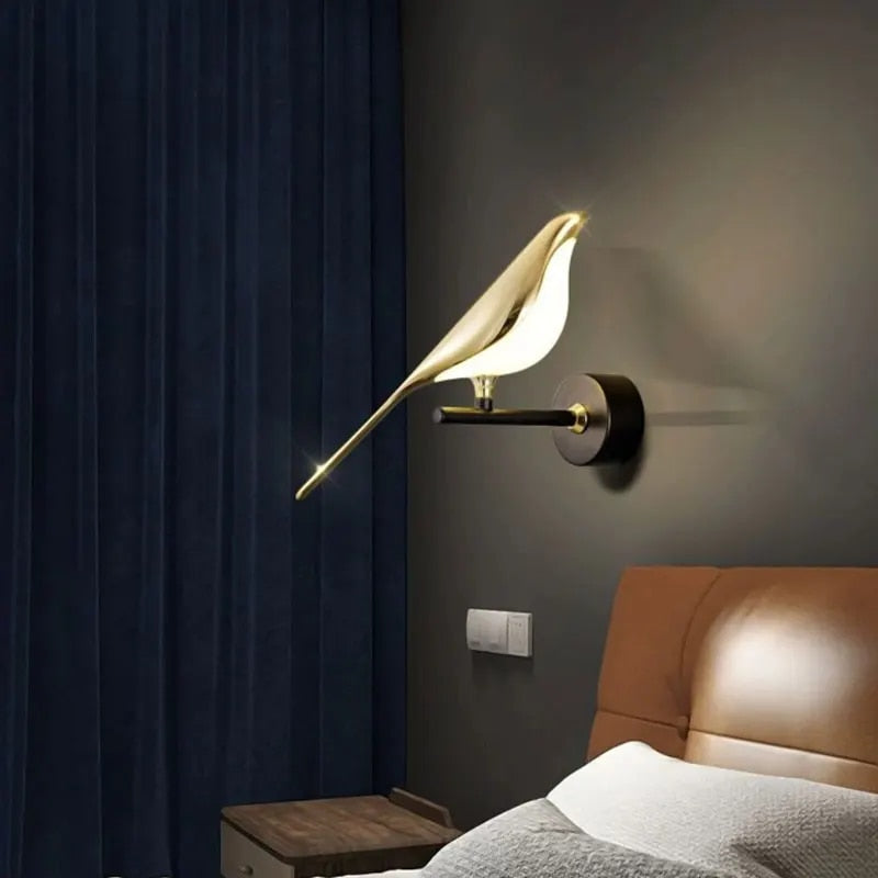 Wingspan - vogel wandleuchte 360° drehbar