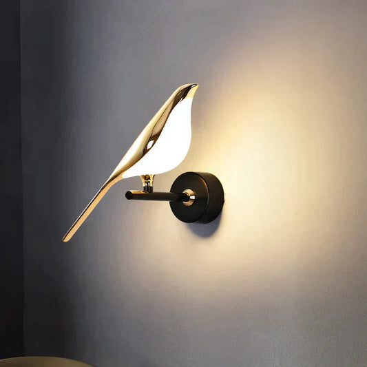 Lumibird - nordische led-vogel-wandleuchte
