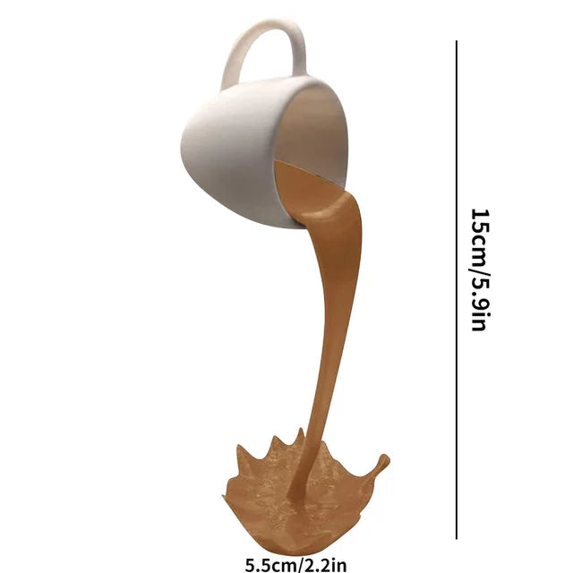 Mochamotion - schwebende kaffeeskulptur
