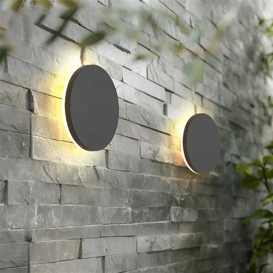 Aquaglow - elegante wasserdichte led-wandleuchte aus aluminium