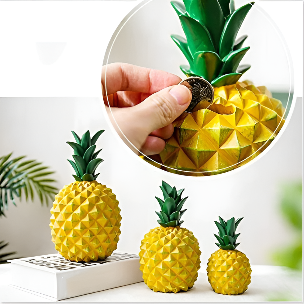 Cash crop - stilvolle ananas-spardose